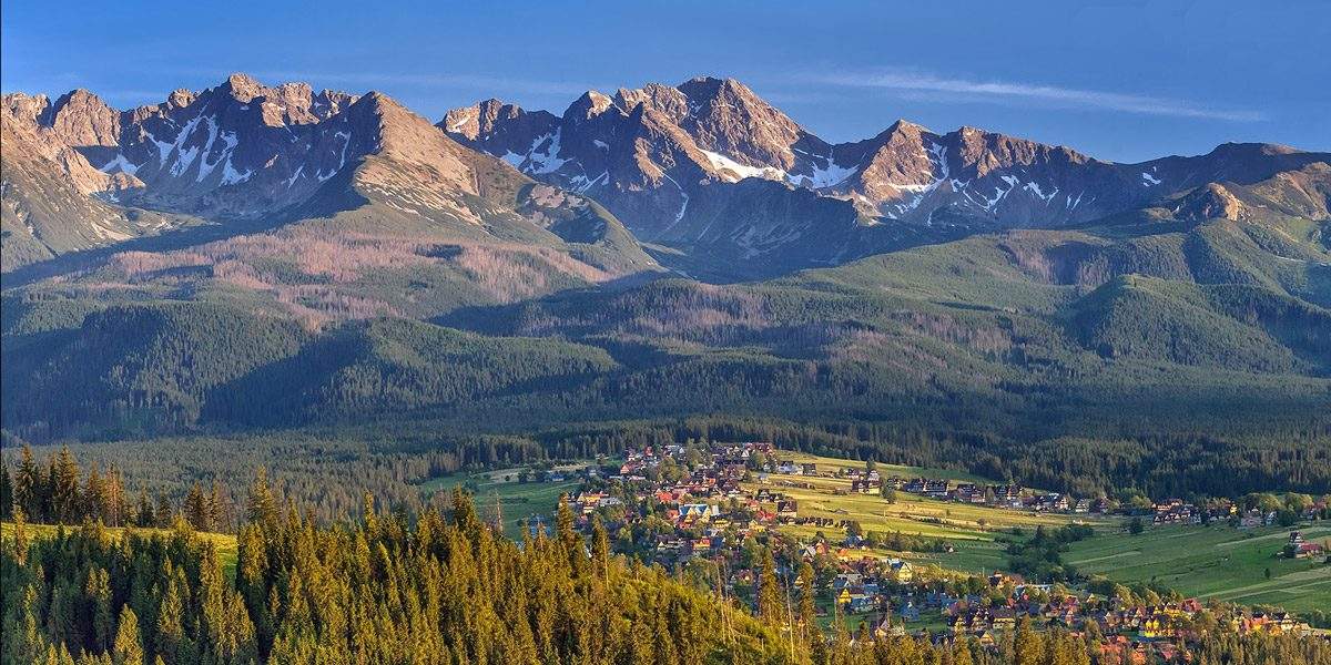 Widok na Tatry z Murzasichla
