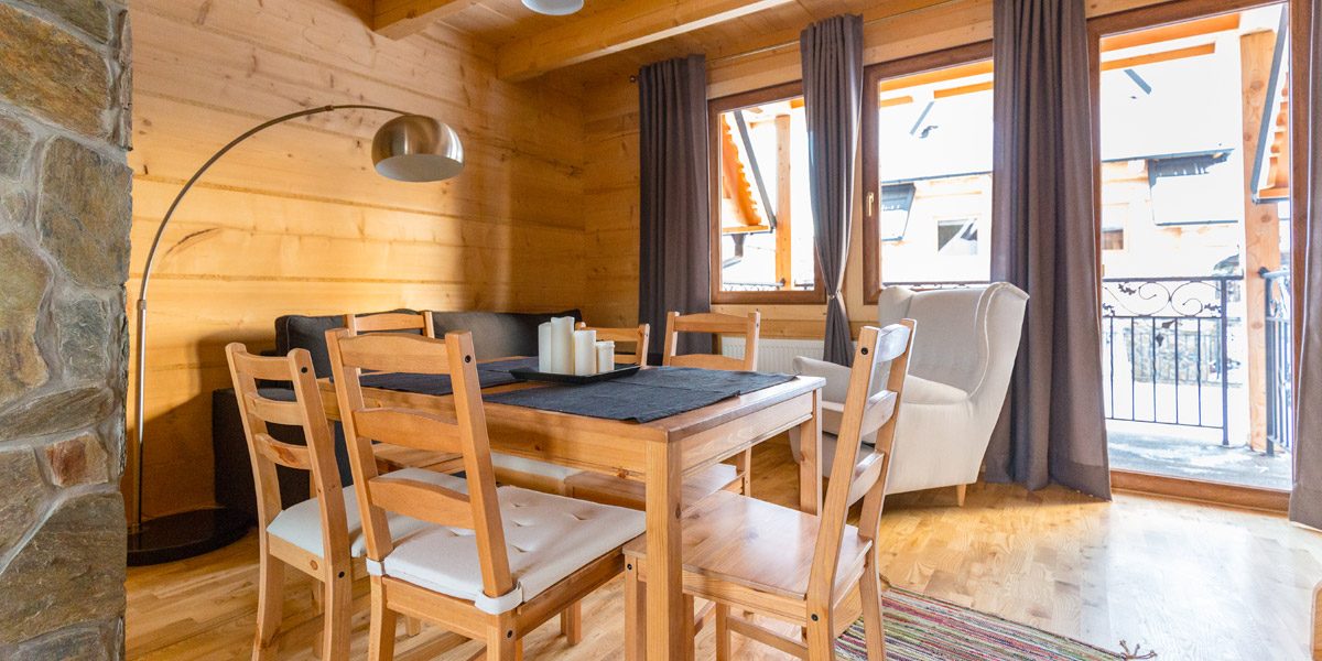 Living room in the chalet